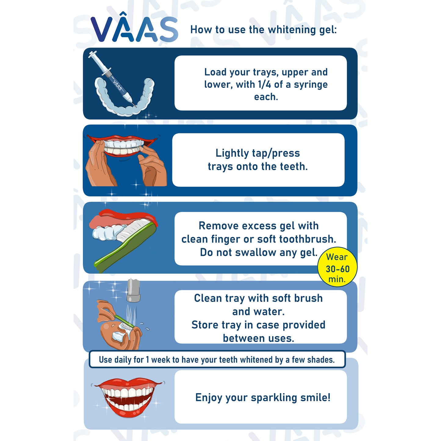 VAAS Teeth Whitening Syringes 35%
