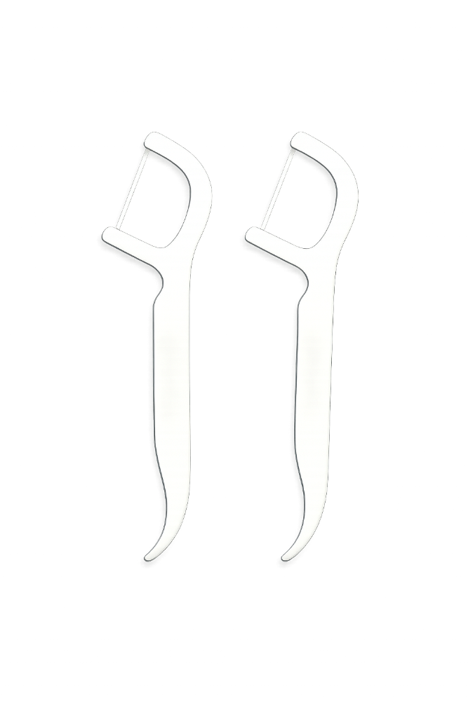 Kosher for Passover Floss Picks - Unflavored 100/pk