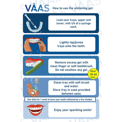 VAAS Kosher Teeth Whitening Syringes 35%