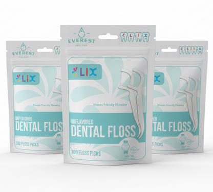 Kosher for Passover Floss Picks - Unflavored 100/pk