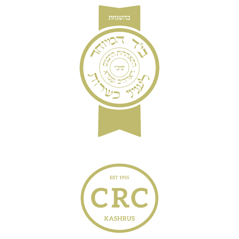 CRC Kashrus logo with Hebrew text on a white background